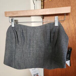 NAKD grey corset top size EU 40 (US10)